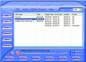 HiFi OGG Splitter Joiner  for to mp4 4.39 software screenshot