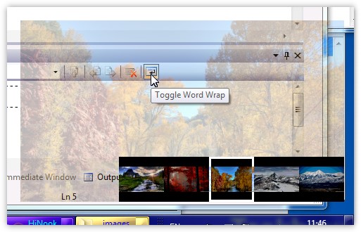 HiNook 1.0 software screenshot