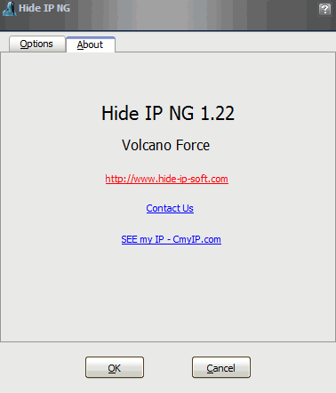 Hide IP NG 1.84 software screenshot