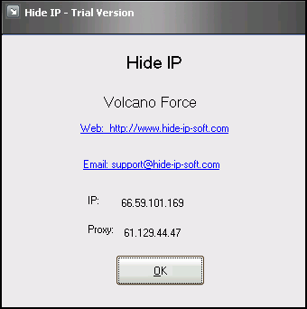 Hide IP 3.10 software screenshot