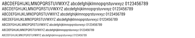 Hilbert Condensed Font PS Mac 1.51 software screenshot