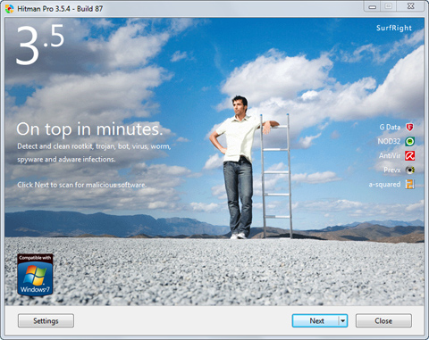 HitmanPro 3.7.20.286 software screenshot