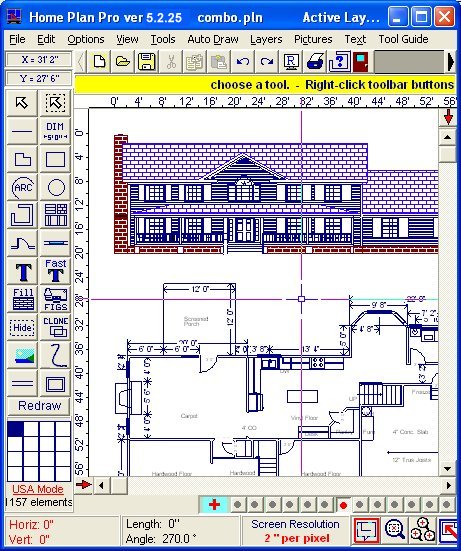 Home Plan Pro 5.4.1.1 software screenshot