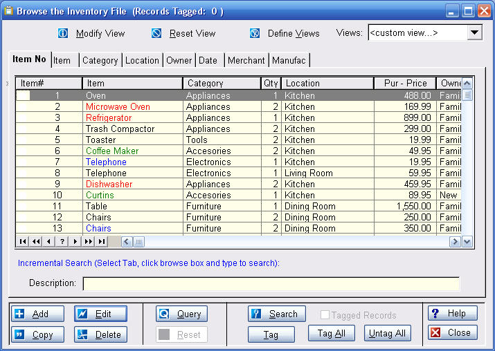 Household Register 2013 8.00 software screenshot