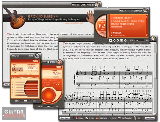 How to play the guitar Vol 3 5.5 software screenshot