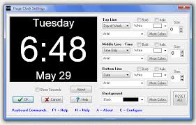 Huge Clock 2.3.5 software screenshot