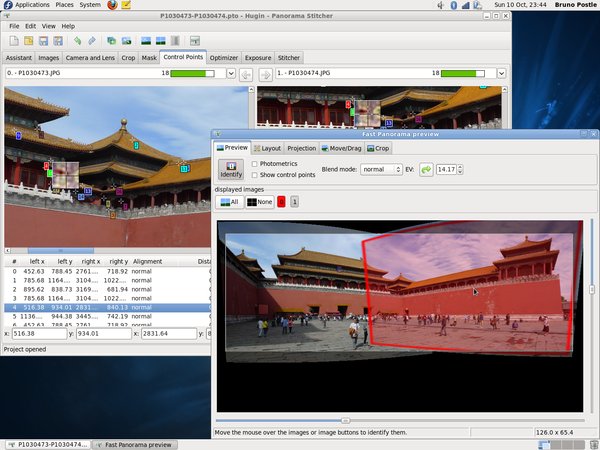 Hugin - Panorama Stitcher 2016.2.0 software screenshot