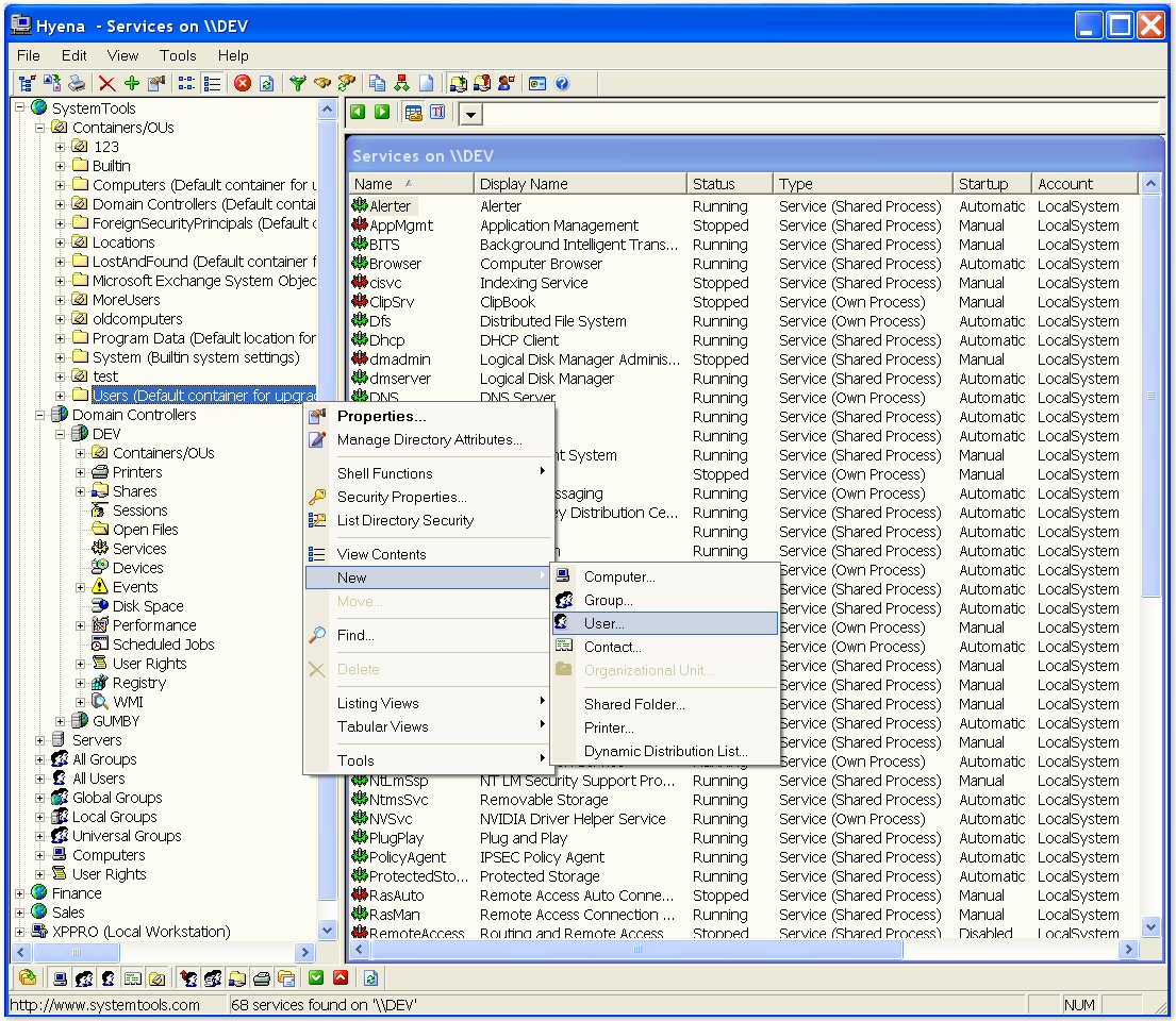 Hyena 12.5.0 software screenshot