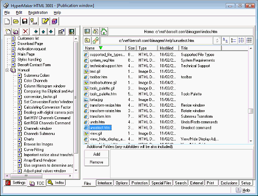 Hyper Maker HTML 3001.32 software screenshot
