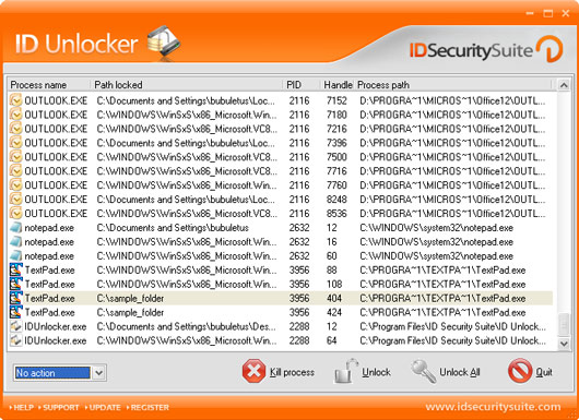 ID Unlocker 1.2 software screenshot