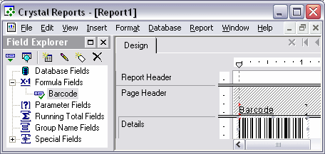 IDAutomation Barcode UFL for Crystal Reports 3.0 software screenshot