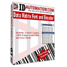 IDAutomation Data Matrix Font & Encoder 7.4 software screenshot