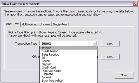 IIF Transaction Creator 9.61 software screenshot