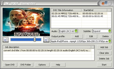 IM DVD Converter 3.5.19 software screenshot