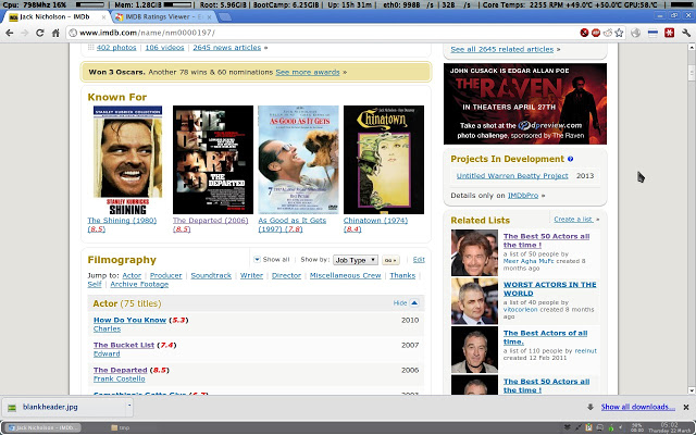 IMDB Ratings Viewer 1.3 software screenshot