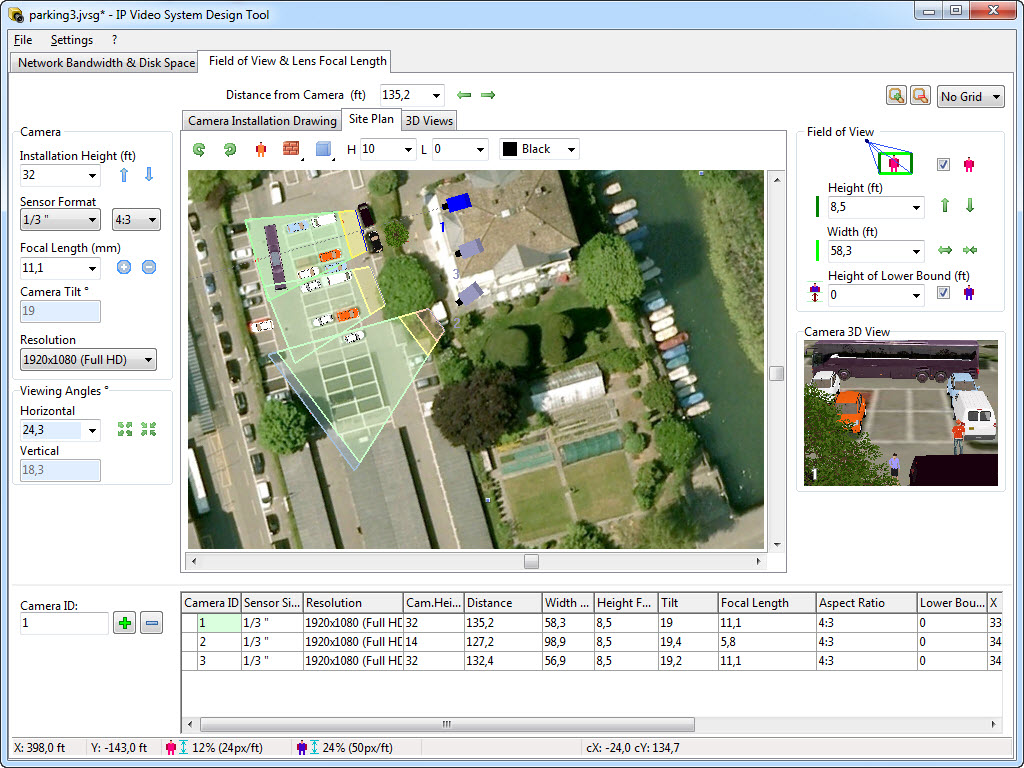 IP Video System Design Tool 9.0.0.1503 software screenshot