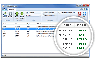 IRISCompressor Pro 1.0.0.873 software screenshot