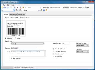 ITF-14 Barcode Generator 2.70.0.0 software screenshot