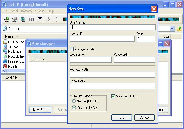 IceFTP 1.0 software screenshot