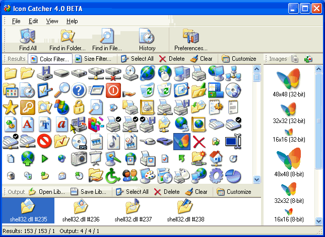 Icon Catcher 4.2.37 software screenshot