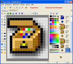 Icon Profi 5.28 software screenshot