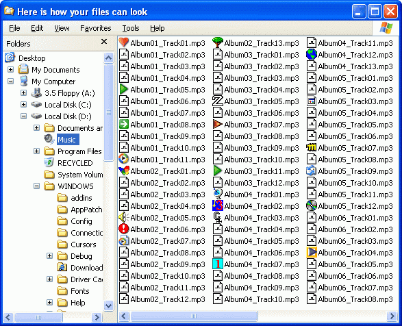 IconChanger 3.8 software screenshot