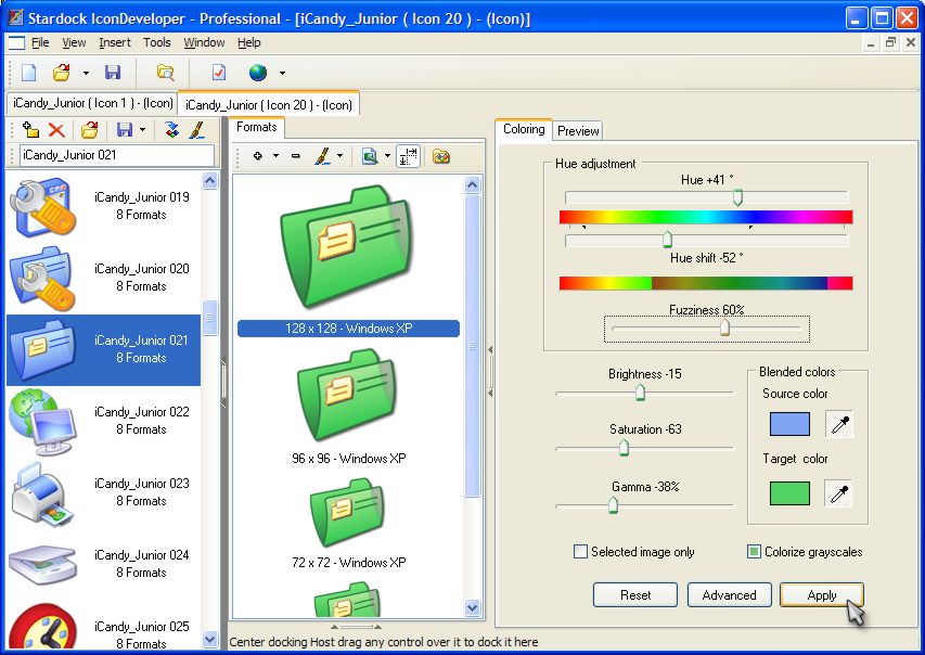 IconDeveloper 1.3 software screenshot