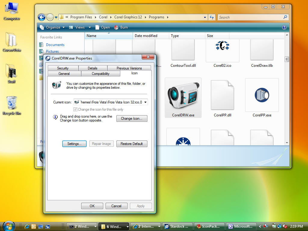 IconPackager 5.10 software screenshot