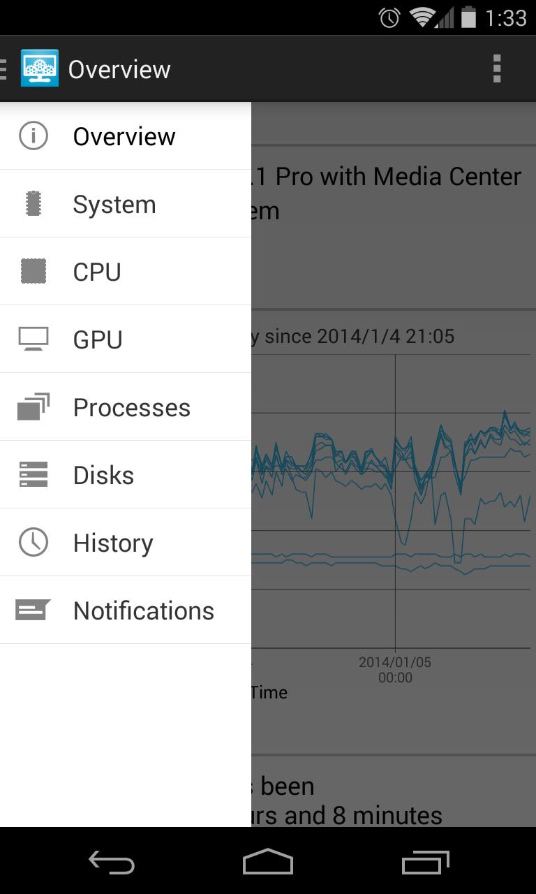 Icy Monitor Server 2.0.1 software screenshot