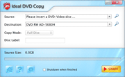 Ideal DVD Copy for Mac 1.0 software screenshot