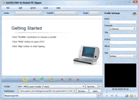 ImTOO DVD to Pocket PC Ripper 5.0.44 software screenshot