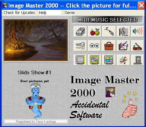 Image Master 2000 3.5.1 software screenshot