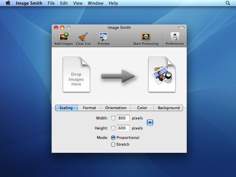 Image Smith 1.2.9 software screenshot