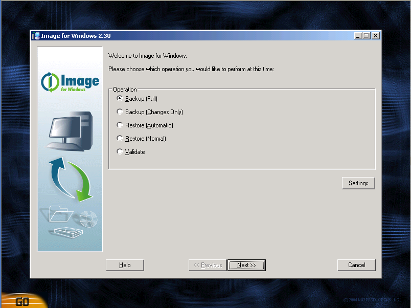 Image 3.02 software screenshot