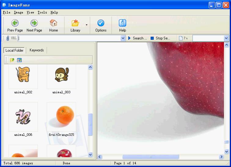 ImageFans 1.60 software screenshot