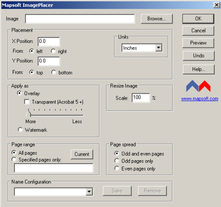 ImagePlacer 1.6 software screenshot
