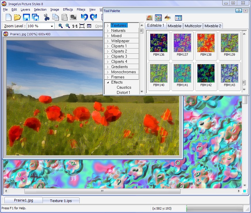 Imagelys Picture Styles 9.8.2 software screenshot