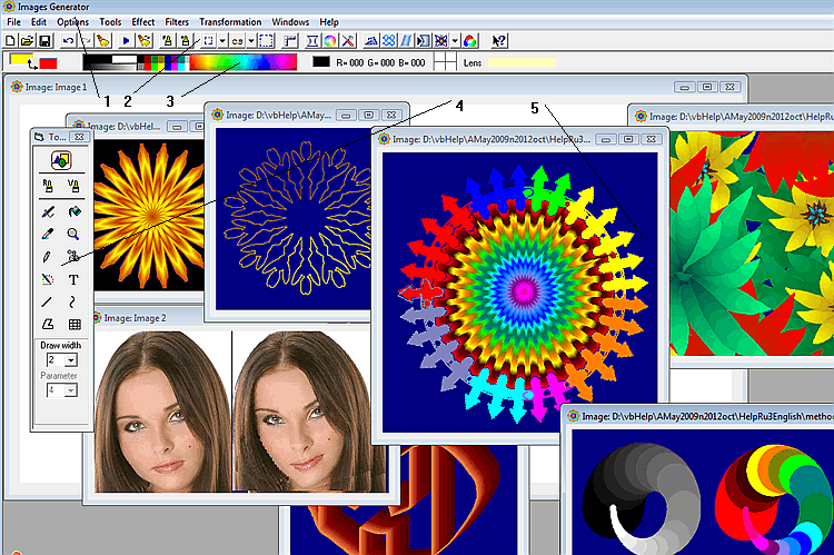 Images Generator 09.53 software screenshot