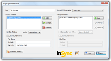 InSync 14.2.21 software screenshot