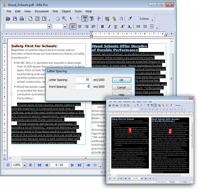 Infix PDF Editor 6.11 software screenshot