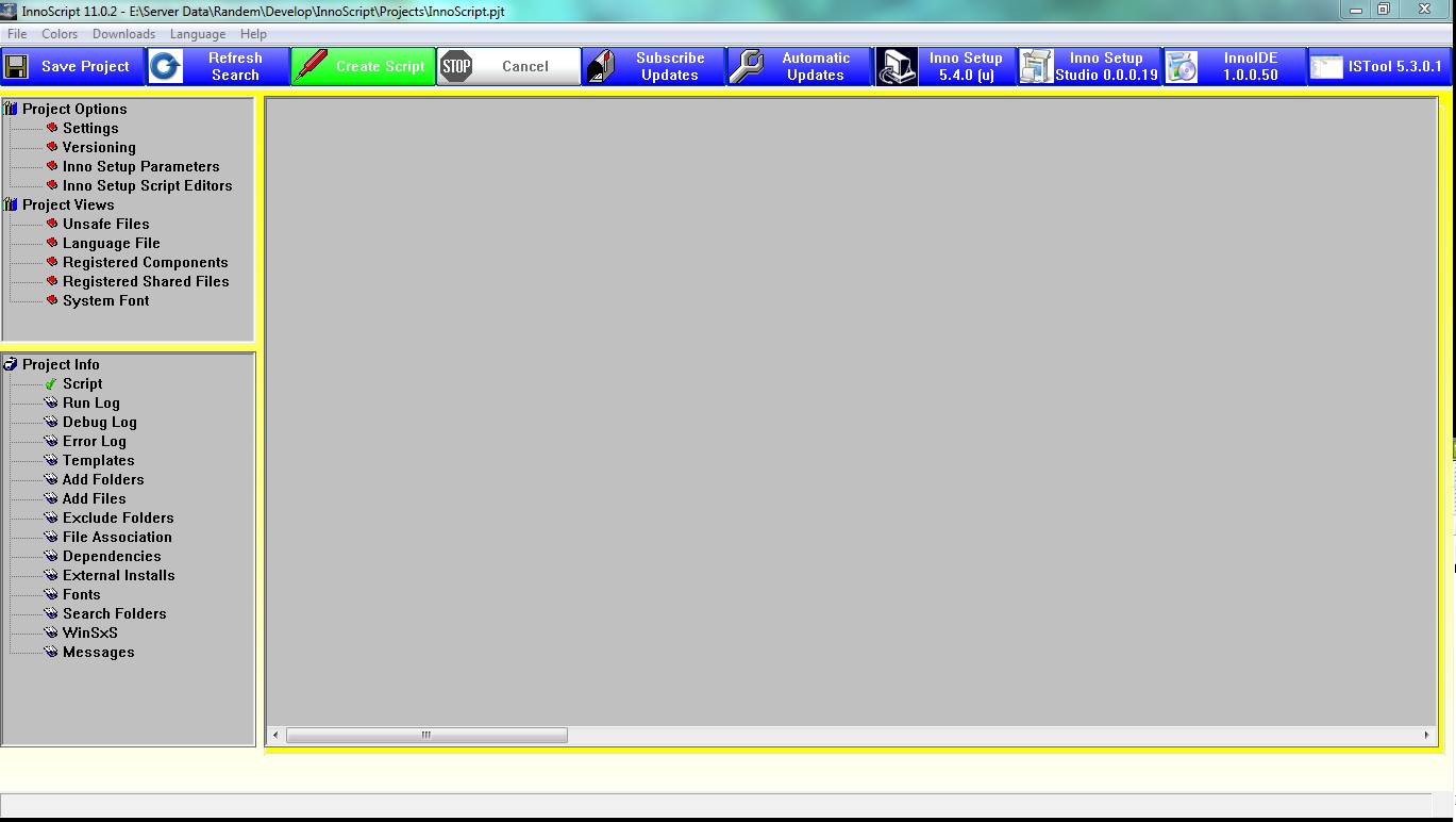 InnoScript 11.1.29 software screenshot