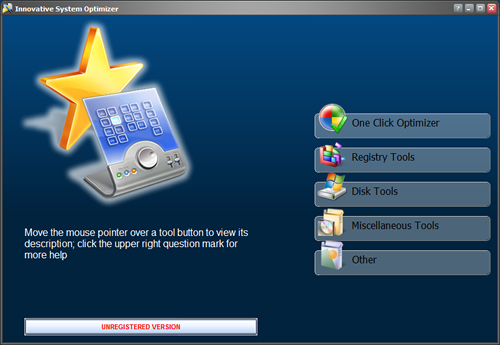 Innovative System Optimizer 4.0 software screenshot