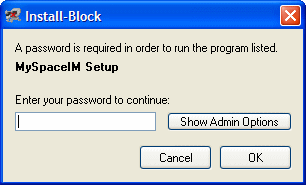 Install-Block 2.0.6 software screenshot