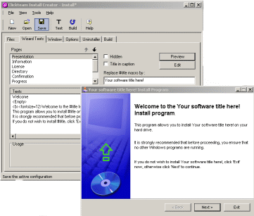 Install Creator 2 software screenshot