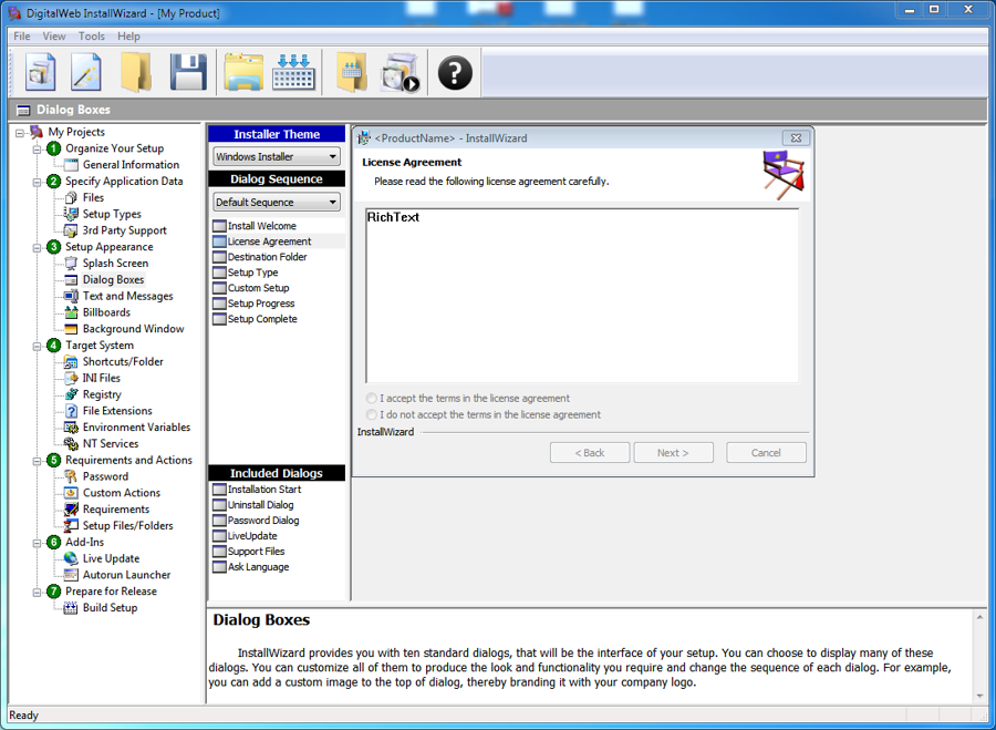 InstallWizard 2013 7.00 software screenshot