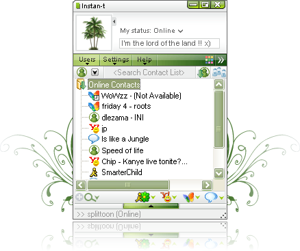 Instan-t 5.0 software screenshot