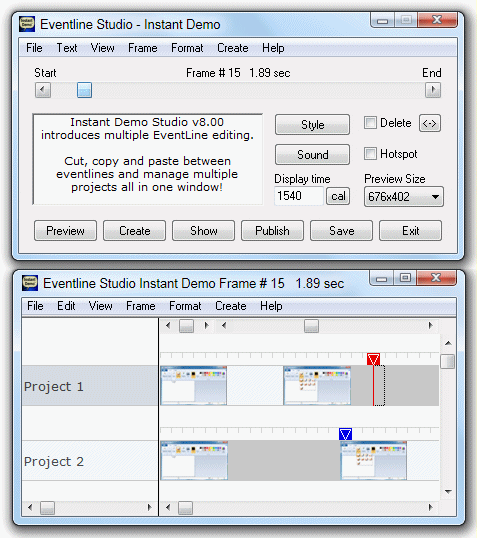 Instant Demo 8.50.48 software screenshot