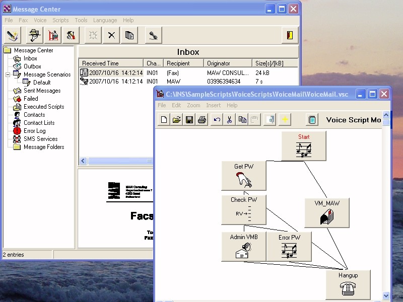 Integrated Notification System 7.7.0 software screenshot