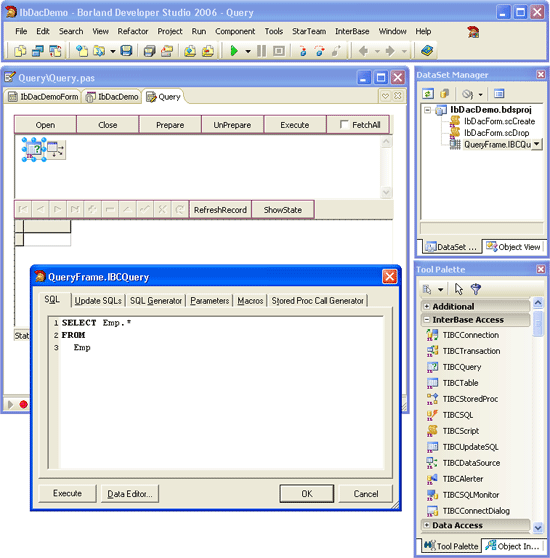 InterBase Data Access Components 6.0.1 software screenshot