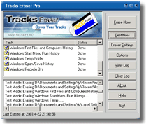 Internet Eraser Pro 2.0 software screenshot